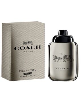 Coach Pure Platinum perfume 0.15 fl. oz. Deluxe